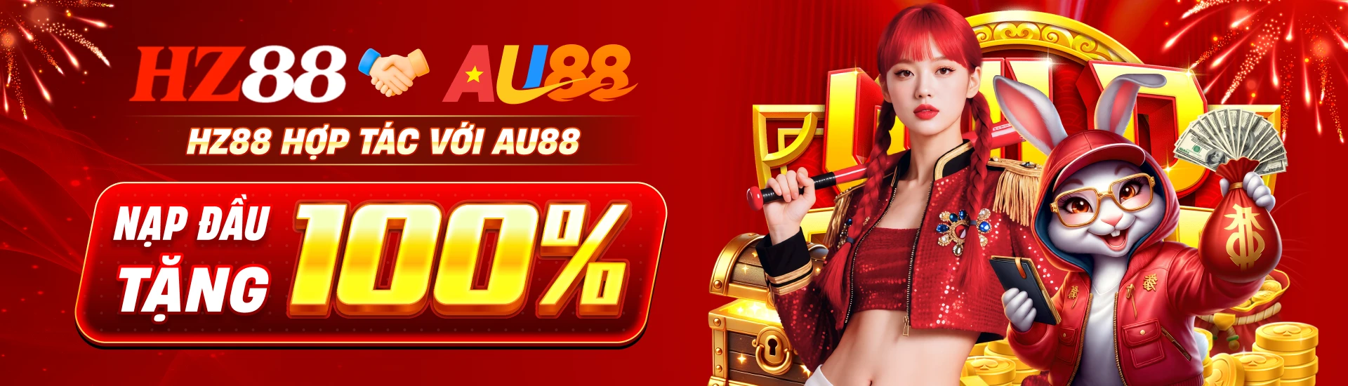 Banner HZ88 về ứng dụng, hỗ trợ và cảnh báo 18+